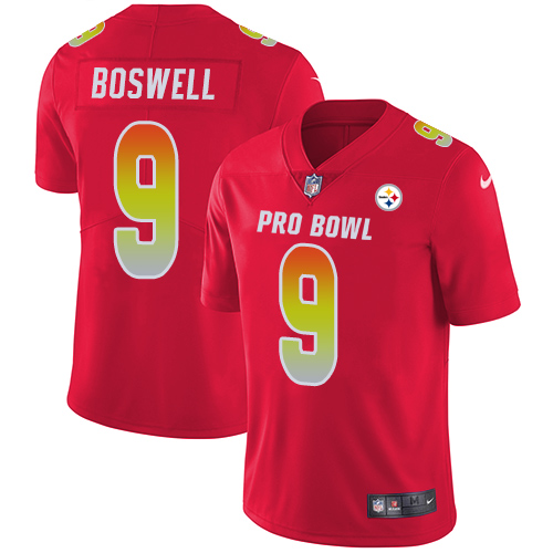 Nike Steelers #9 Chris Boswell Red Women's Stitched NFL Limited AFC 2018 Pro Bowl Jersey Nike Steelers #9 Chris Boswell Red Women's Stitched NFL Limited AFC 2018 Pro Bowl Jersey