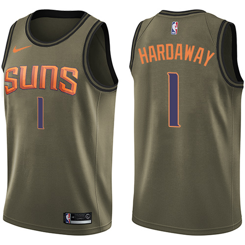 Nike Suns #1 Penny Hardaway Green Salute to Service NBA Swingman Jersey Nike Suns #1 Penny Hardaway Green Salute to Service NBA Swingman Jersey