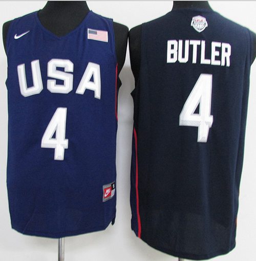 Nike Team USA #4 Jimmy Butler Navy Blue 2016 Dream Team Stitched NBA Jersey Nike Team USA #4 Jimmy Butler Navy Blue 2016 Dream Team Stitched NBA Jersey