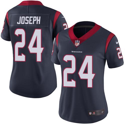Nike Texans #24 Johnathan Joseph Navy Blue Team Color Women's Stitched NFL Vapor Untouchable Limited Jersey Nike Texans #24 Johnathan Joseph Navy Blue Team Color Women's Stitched NFL Vapor Untouchable Limited Jersey