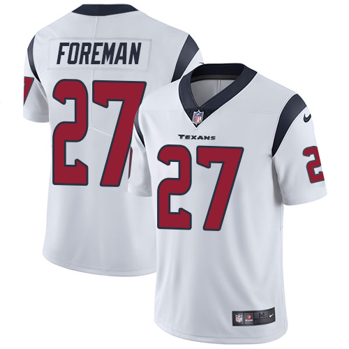 Nike Texans #27 D'Onta Foreman White Men's Stitched NFL Vapor Untouchable Limited Jersey Nike Texans #27 D'Onta Foreman White Men's Stitched NFL Vapor Untouchable Limited Jersey