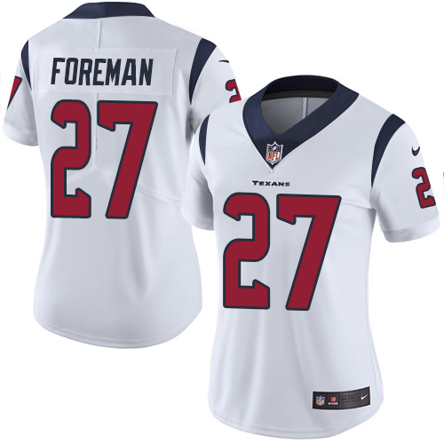 Nike Texans #27 D'Onta Foreman White Women's Stitched NFL Vapor Untouchable Limited Jersey Nike Texans #27 D'Onta Foreman White Women's Stitched NFL Vapor Untouchable Limited Jersey