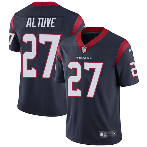 Nike Texans #27 Jose Altuve Navy Blue Team Color Youth Stitched NFL Vapor Untouchable Limited Jersey Nike Texans #27 Jose Altuve Navy Blue Team Color Youth Stitched NFL Vapor Untouchable Limited Jersey