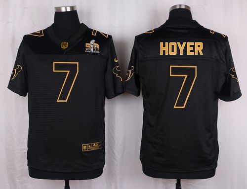 Nike Texans #7 Brian Hoyer Black Men's Stitched NFL Elite Pro Line Gold Collection Jersey Nike Texans #7 Brian Hoyer Black Men's Stitched NFL Elite Pro Line Gold Collection Jersey