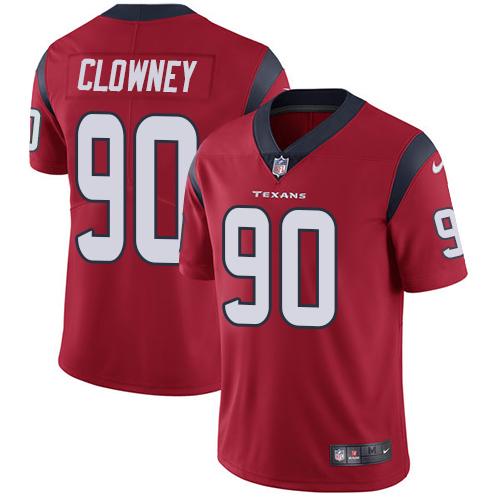 Nike Texans #90 Jadeveon Clowney Red Alternate Youth Stitched NFL Vapor Untouchable Limited Jersey Nike Texans #90 Jadeveon Clowney Red Alternate Youth Stitched NFL Vapor Untouchable Limited Jersey