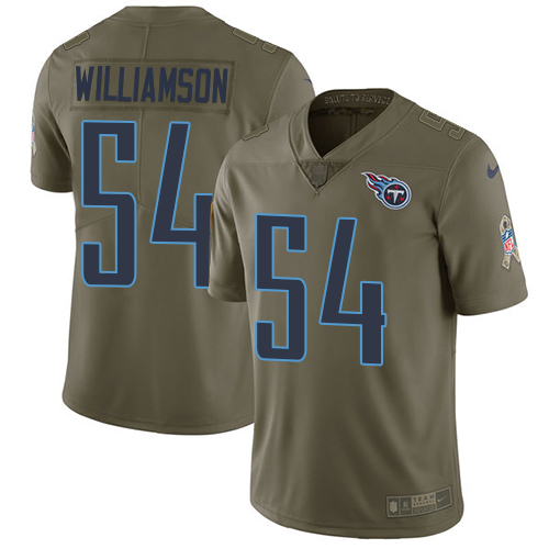 Nike Titans #54 Avery Williamson Olive Men's Stitched NFL Limited 2017 Salute to Service Jersey Nike Titans #54 Avery Williamson Olive Men's Stitched NFL Limited 2017 Salute to Service Jersey