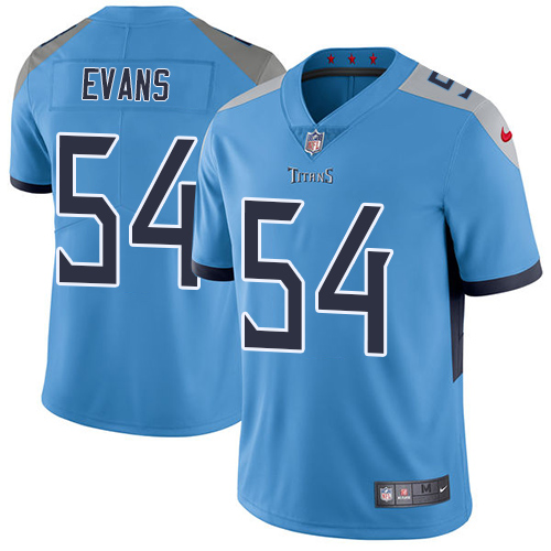 Nike Titans #54 Rashaan Evans Light Blue Team Color Youth Stitched NFL Vapor Untouchable Limited Jersey Nike Titans #54 Rashaan Evans Light Blue Team Color Youth Stitched NFL Vapor Untouchable Limited Jersey