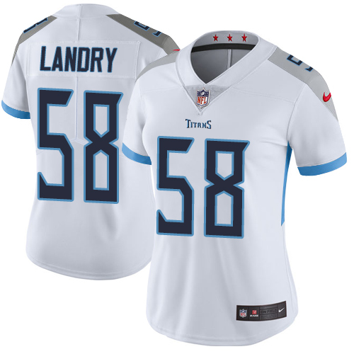 Nike Titans #58 Harold Landry White Women's Stitched NFL Vapor Untouchable Limited Jersey Nike Titans #58 Harold Landry White Women's Stitched NFL Vapor Untouchable Limited Jersey