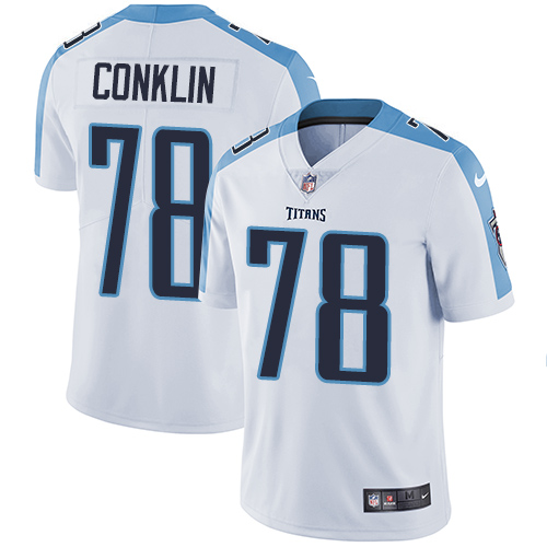 Nike Titans #78 Jack Conklin White Youth Stitched NFL Vapor Untouchable Limited Jersey Nike Titans #78 Jack Conklin White Youth Stitched NFL Vapor Untouchable Limited Jersey