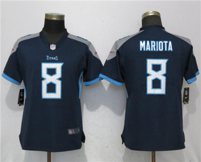 Nike Titans #8 Marcus Mariota Navy 2018 Women Vapor Untouchable Limited Jersey Nike Titans #8 Marcus Mariota Navy 2018 Women Vapor Untouchable Limited Jersey