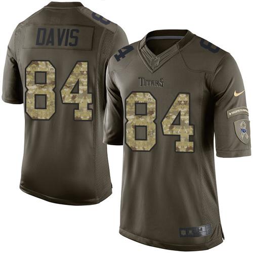 Nike Titans #84 Corey Davis Green Men's Stitched NFL Limited Salute To Service Jersey