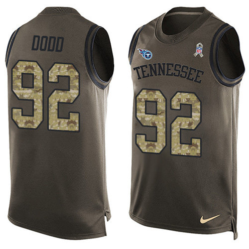 Nike Titans #92 Kevin Dodd Green Men's Stitched NFL Limited Salute To Service Tank Top Jersey Nike Titans #92 Kevin Dodd Green Men's Stitched NFL Limited Salute To Service Tank Top Jersey