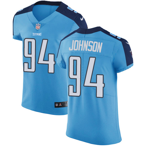 Nike Titans #94 Austin Johnson Light Blue Team Color Men's Stitched NFL Vapor Untouchable Elite Jersey Nike Titans #94 Austin Johnson Light Blue Team Color Men's Stitched NFL Vapor Untouchable Elite Jersey