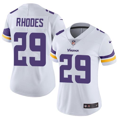Nike Vikings #29 Xavier Rhodes White Women's Stitched NFL Vapor Untouchable Limited Jersey Nike Vikings #29 Xavier Rhodes White Women's Stitched NFL Vapor Untouchable Limited Jersey