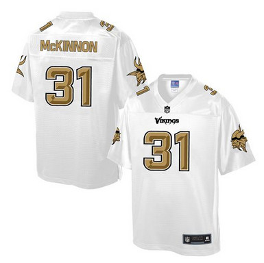 Nike Vikings #31 Jerick McKinnon White Men's NFL Pro Line Fashion Game Jersey Nike Vikings #31 Jerick McKinnon White Men's NFL Pro Line Fashion Game Jersey