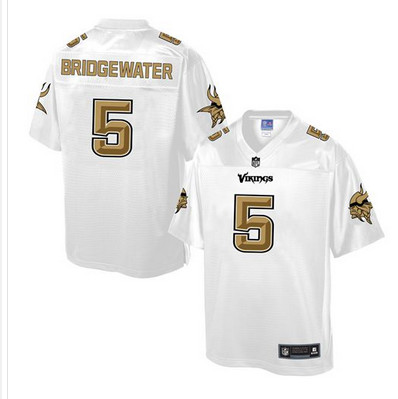 Nike Vikings #5 Teddy Bridgewater White Men's NFL Pro Line Fashion Game Jersey Nike Vikings #5 Teddy Bridgewater White Men's NFL Pro Line Fashion Game Jersey
