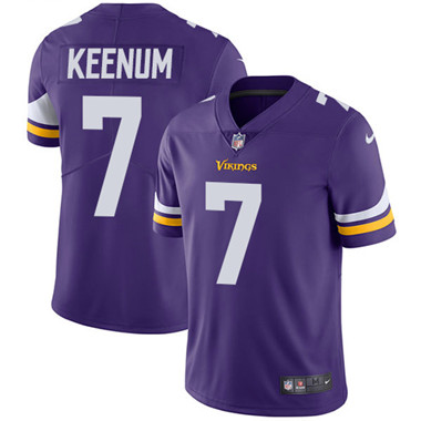 Nike Vikings #7 Case Keenum Purple Team Color Youth Stitched NFL Vapor Untouchable Limited Jersey Nike Vikings #7 Case Keenum Purple Team Color Youth Stitched NFL Vapor Untouchable Limited Jersey