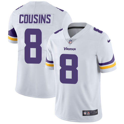 Nike Vikings #8 Kirk Cousins White Youth Stitched NFL Vapor Untouchable Limited Jersey Nike Vikings #8 Kirk Cousins White Youth Stitched NFL Vapor Untouchable Limited Jersey