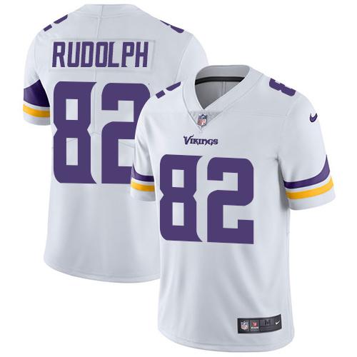 Nike Vikings #82 Kyle Rudolph White Men's Stitched NFL Vapor Untouchable Limited Jersey Nike Vikings #82 Kyle Rudolph White Men's Stitched NFL Vapor Untouchable Limited Jersey