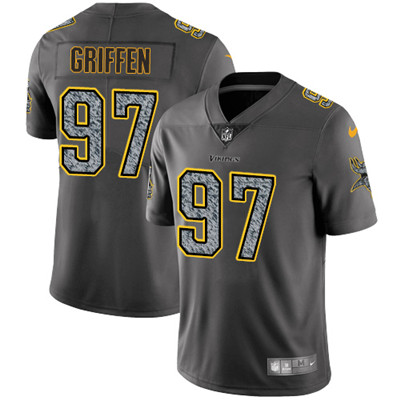 Nike Vikings #97 Everson Griffen Gray Static Youth NFL Vapor Untouchable Game Jersey