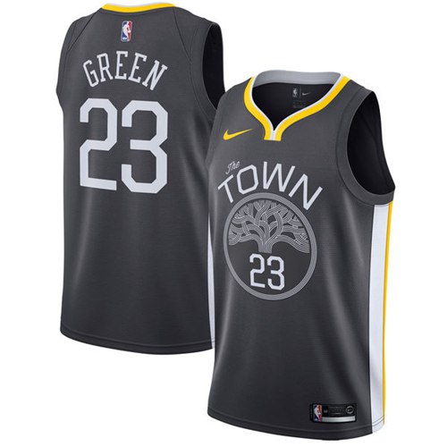 Nike Warriors #23 Draymond Green Black Statement Edition NBA Swingman Jersey Nike Warriors #23 Draymond Green Black Statement Edition NBA Swingman Jersey