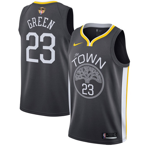 Nike Warriors #23 Draymond Green Black The Finals Patch NBA Swingman Statement Edition Jersey Nike Warriors #23 Draymond Green Black The Finals Patch NBA Swingman Statement Edition Jersey