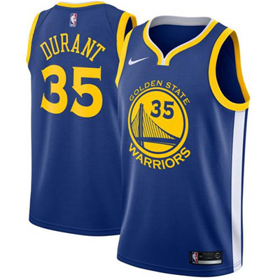 Nike Warriors #35 Kevin Durant Blue Youth NBA Swingman Jersey Nike Warriors #35 Kevin Durant Blue Youth NBA Swingman Jersey