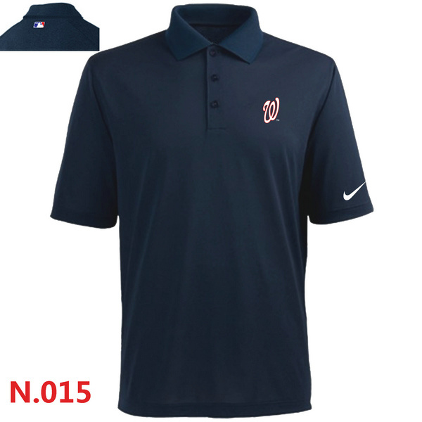 Nike Washington Nationals Men's Navy Blue Polo Shirt