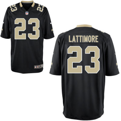 Nike Youth New Orleans Saints #23 Marshon Lattimore Team Color Game Jersey