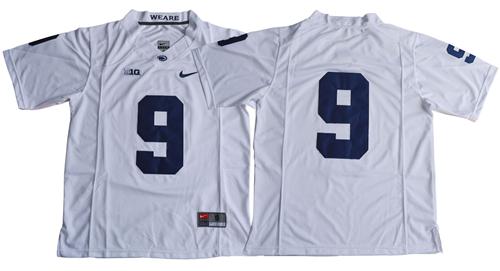Nittany Lions #9 Trace McSorley White Limited Stitched NCAA Jersey Nittany Lions #9 Trace McSorley White Limited Stitched NCAA Jersey