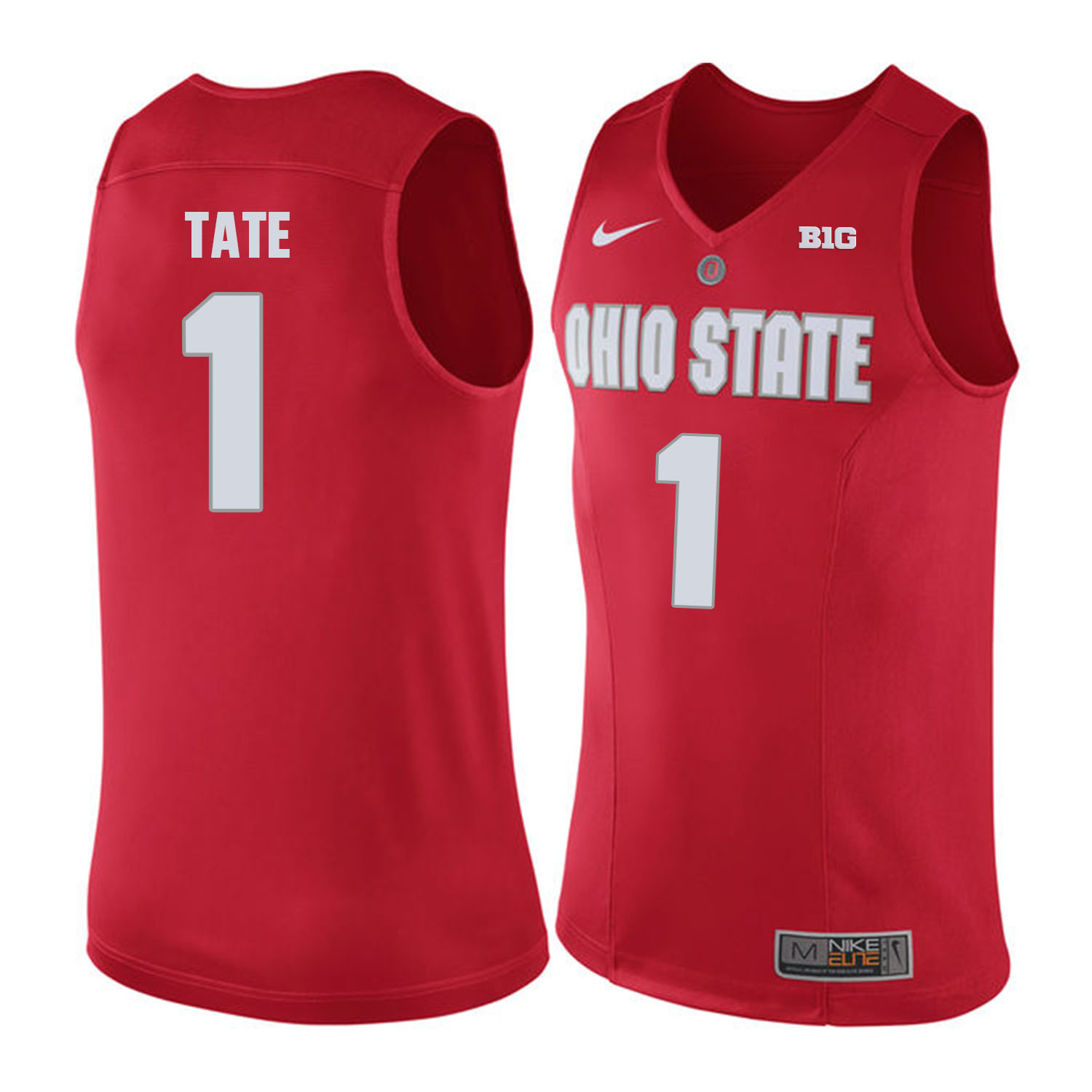 Ohio State Buckeyes #1 Tate Red College Basketball Jersey Ohio State Buckeyes #1 Tate Red College Basketball Jersey