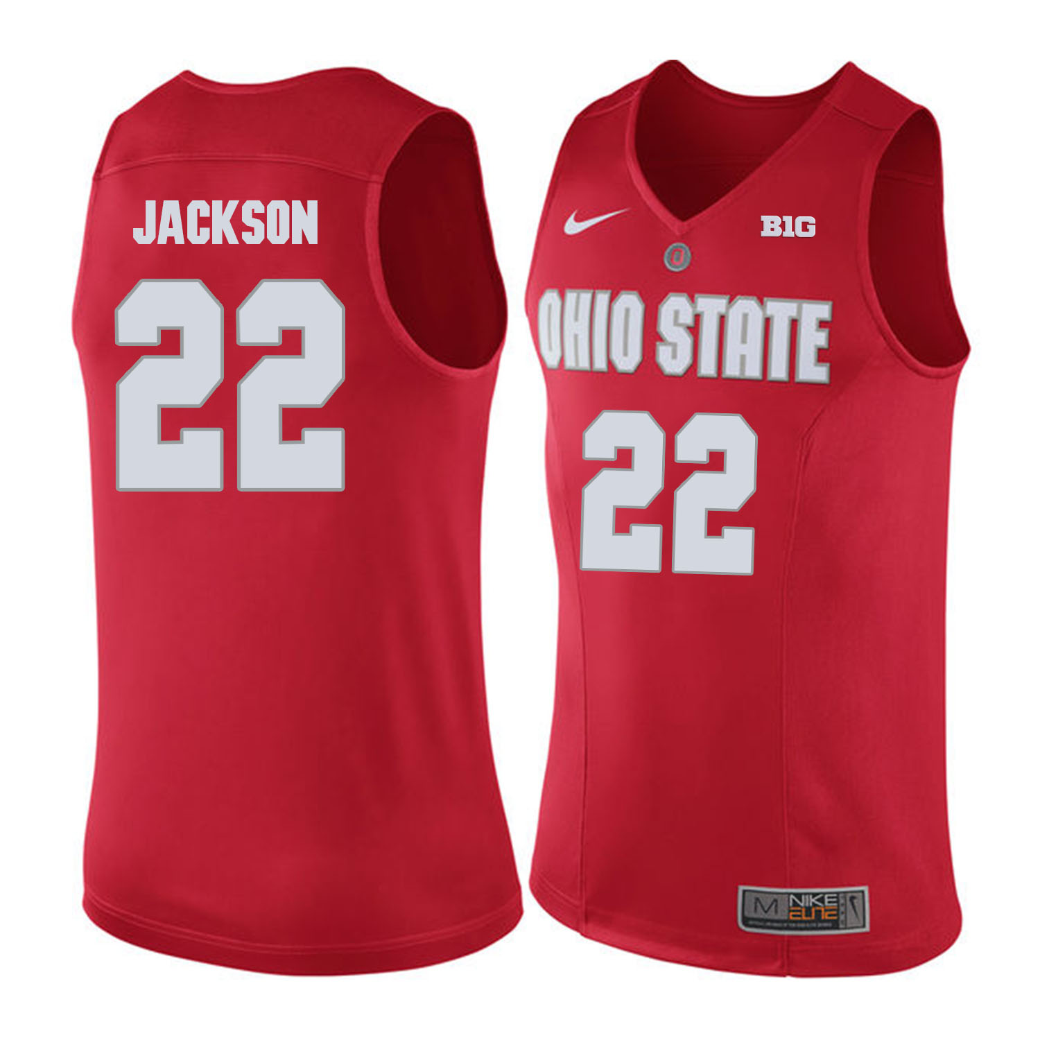 Ohio State Buckeyes #22 Jim Jackson Red College Basketball Jersey