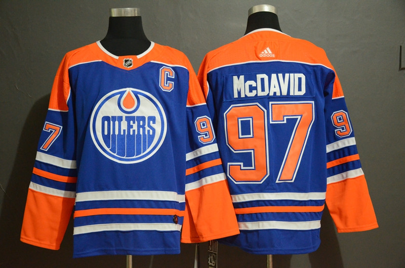 Oilers 97 Connor McDavid Royal Adidas Jersey Oilers 97 Connor McDavid Royal Adidas Jersey