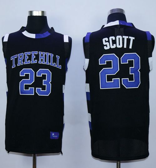 One Tree Hill Ravens #23 Nathan Scott Black Stitched Basketball Jersey One Tree Hill Ravens #23 Nathan Scott Black Stitched Basketball Jersey