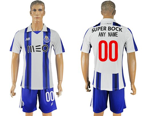 Oporto Personalized Home Soccer Club Jersey Oporto Personalized Home Soccer Club Jersey
