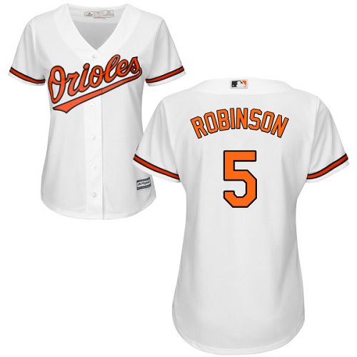 Orioles #5 Brooks Robinson White Home Women's Stitched MLB Jersey Orioles #5 Brooks Robinson White Home Women's Stitched MLB Jersey