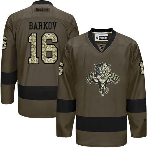 Panthers #16 Aleksander Barkov Green Salute to Service Stitched NHL Jersey Panthers #16 Aleksander Barkov Green Salute to Service Stitched NHL Jersey