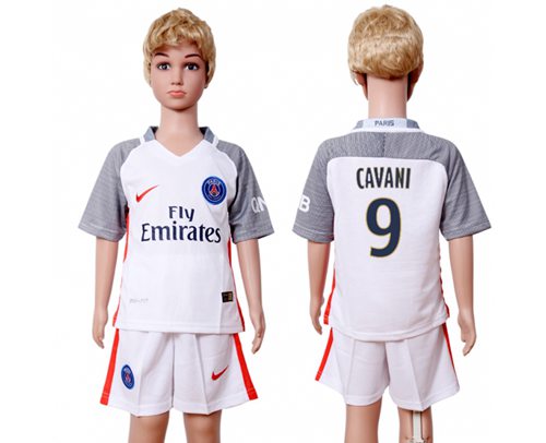 Paris Saint-Germain #9 Cavani SEC Away Kid Soccer Club Jersey Paris Saint-Germain #9 Cavani SEC Away Kid Soccer Club Jersey