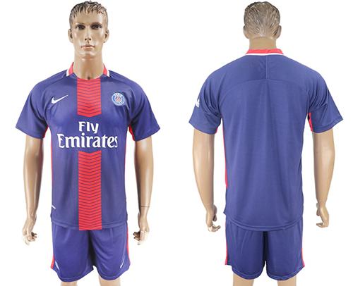 Paris Saint-Germain Blank Home Soccer Club Jersey Paris Saint-Germain Blank Home Soccer Club Jersey