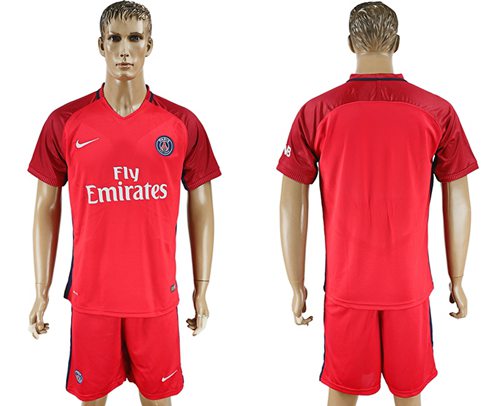 Paris Saint-Germain Blank Red Soccer Club Jersey Paris Saint-Germain Blank Red Soccer Club Jersey