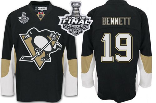 Penguins #19 Beau Bennett Black Home 2016 Stanley Cup Final Patch Stitched NHL Jersey Penguins #19 Beau Bennett Black Home 2016 Stanley Cup Final Patch Stitched NHL Jersey