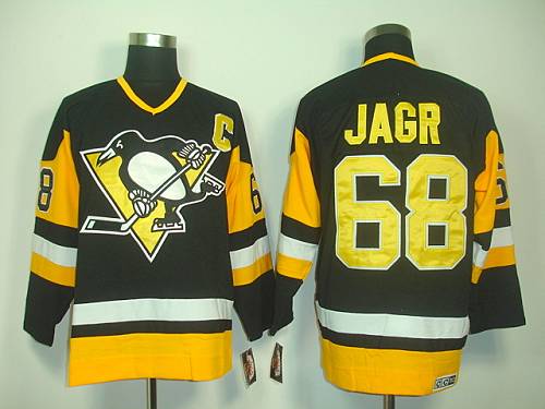 Youth Penguins #68 Jaromir Jagr Black CCM Throwback Stitched NHL Jersey Youth Penguins #68 Jaromir Jagr Black CCM Throwback Stitched NHL Jersey