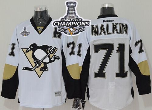 Penguins #71 Evgeni Malkin White 2016 Stanley Cup Champions Stitched NHL Jersey Penguins #71 Evgeni Malkin White 2016 Stanley Cup Champions Stitched NHL Jersey