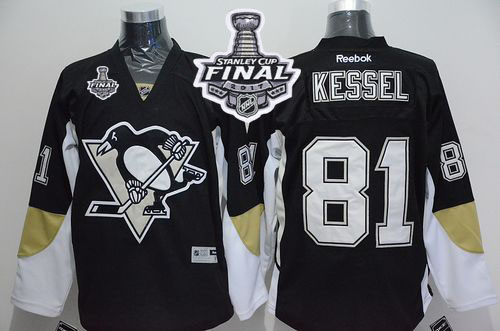Penguins #81 Phil Kessel Black Home 2017 Stanley Cup Final Patch Stitched NHL Jersey Penguins #81 Phil Kessel Black Home 2017 Stanley Cup Final Patch Stitched NHL Jersey