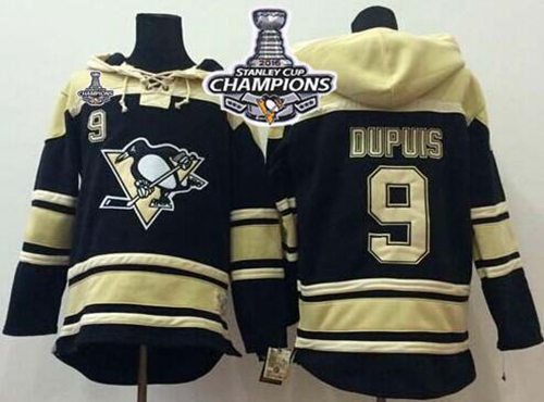 Penguins #9 Pascal Dupuis Black Sawyer Hooded Sweatshirt 2016 Stanley Cup Champions Stitched NHL Jersey Penguins #9 Pascal Dupuis Black Sawyer Hooded Sweatshirt 2016 Stanley Cup Champions Stitched NHL Jersey