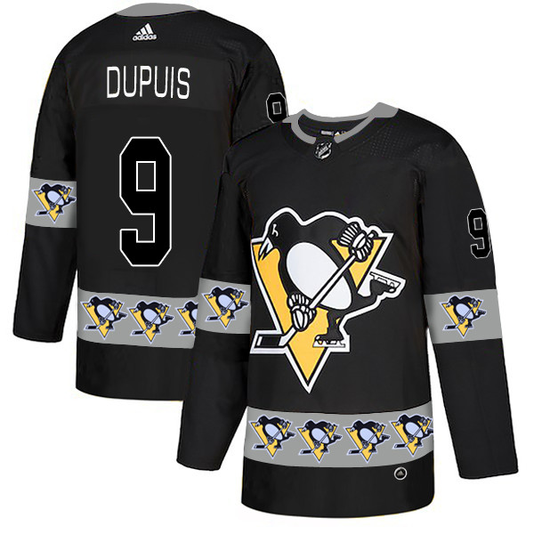 Penguins 9 Pascal Dupuis Black Team Logos Fashion Adidas Jersey Penguins 9 Pascal Dupuis Black Team Logos Fashion Adidas Jersey