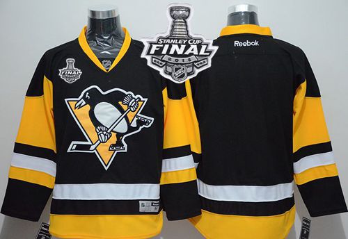 Penguins Blank Black Alternate 2016 Stanley Cup Final Patch Stitched NHL Jersey Penguins Blank Black Alternate 2016 Stanley Cup Final Patch Stitched NHL Jersey