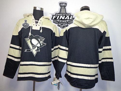 Penguins Blank Black Sawyer Hooded Sweatshirt 2016 Stanley Cup Final Patch Stitched NHL Jersey Penguins Blank Black Sawyer Hooded Sweatshirt 2016 Stanley Cup Final Patch Stitched NHL Jersey