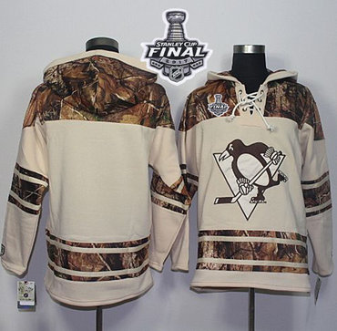 Penguins Blank Cream Camo 2017 Stanley Cup Final Patch Stitched NHL Jersey