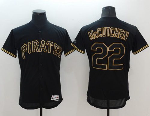 Pirates #22 Andrew McCutchen Black Fashion Flexbase Authentic Collection Stitched MLB Jersey Pirates #22 Andrew McCutchen Black Fashion Flexbase Authentic Collection Stitched MLB Jersey